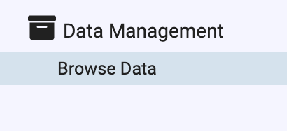Browse data